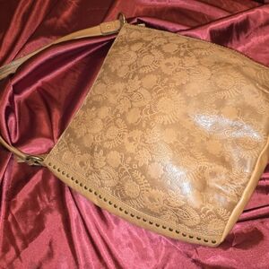 The Sak Cognac Buttery Soft Leather Purse